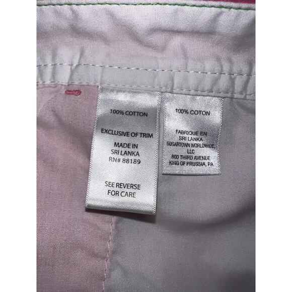 Lilly Pulitzer Buttercup Shorts Womens 6 Pink Scallop Hem Cotton Casual Preppy - Picture 5 of 7